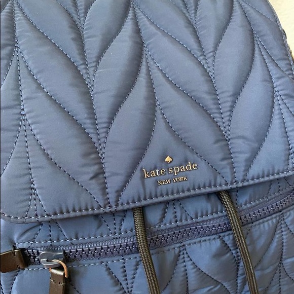 NWOT Kate Spade Ellie Large Quilted Nylon Backpack - Picture 8 of 10
